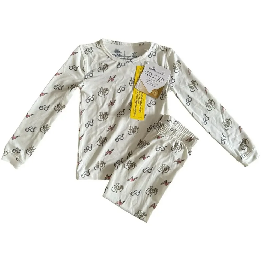 Copper Pearl Harry Potter 2pc Long Sleeve Pajama Set Ultra Soft Size 3T